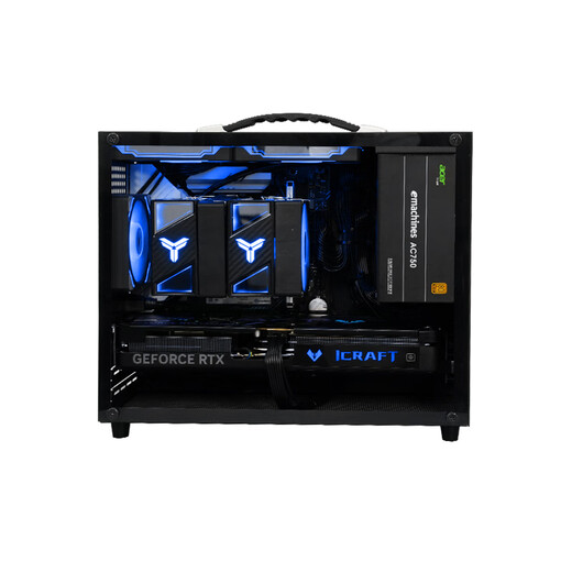 Maxxuan i5 13400F/RTX5070/5060TI/3050/B580/12400F/230F mini ITX desktop assembly computer host game live broadcast design DIY complete machine configuration three丨12400F丨RTX3050