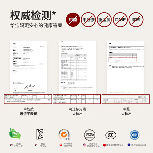梓晨宝宝爬爬垫婴儿泡沫爬行垫拼接儿童地垫卧室垫子加厚榻榻米海绵垫 白色+浅灰【送甲醛检测盒】 60X60X2.5cm【12片】母婴级啃咬