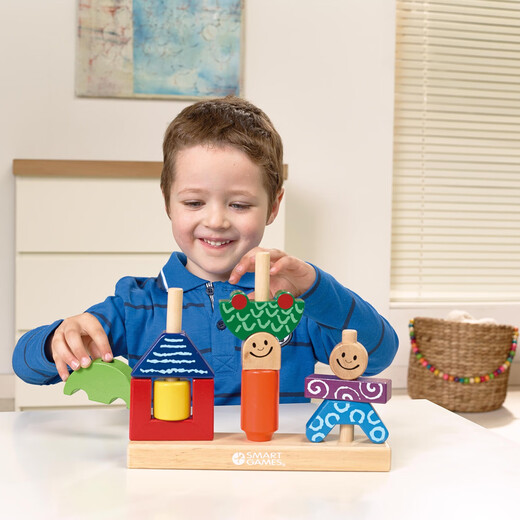 Smart Games Day and Night Montessori early education building blocks educational toys for boys and girls birthday gifts 2 years old +