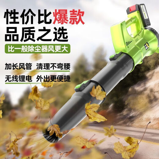 充电式鼓风机强力吹风机大功率工业用锂电无线吹灰机吹灰尘吹树叶 DS-6挡暴风吹3888TV两电一充