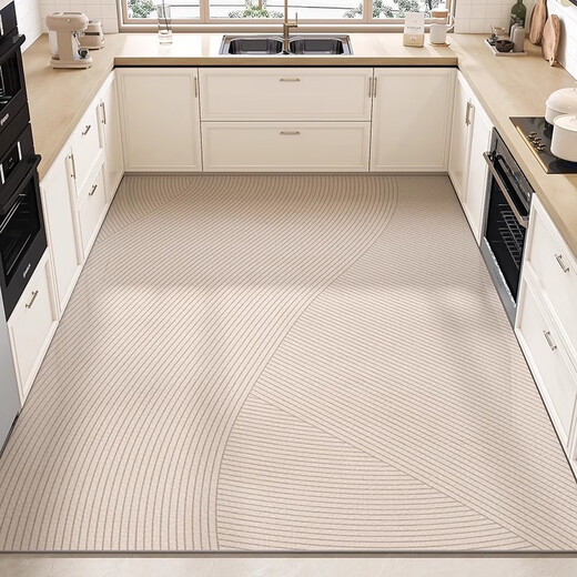 SHANYE COCINA PISO MATS PVC PVC APRESIONAL Y ACEITE La cocina de piso lavable lavable a prueba de aceite, llena de alfombra antideslizante, se puede cortar la alfombra y la alfombra sucia 15917-Qing Yuan Dai 100cm*140cm impermeable y a prueba de aceite tan pronto como limpie