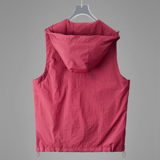 Neue Weste für Frauen im Frühling, Sommer und Herbst, Licht, modisch, locker und lässig, groß, hochgröße, ärmellose und Pferdeclipjacke, Khaki, dünn M 100-120jin [Jin ist 0,5 kg]