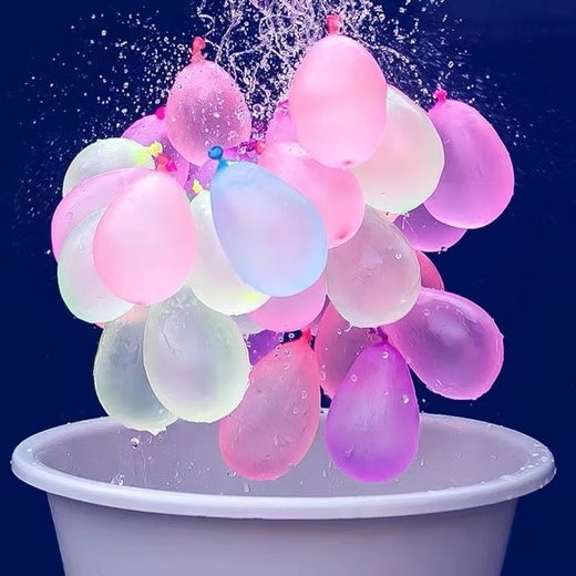 
[Factory direct delivery] Quick water injection balloons to play water battle Water splashing festival summer toys water filling balloon wholesale 24 bunches/8 packs Delivery connectors 888 pieces