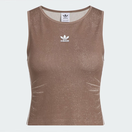Adidas clover Frauenkleidung 2025 Sommer neuer gefälschter Denim Tank Weste Ke3892 Rock Deep Land Brown Ke3892 S