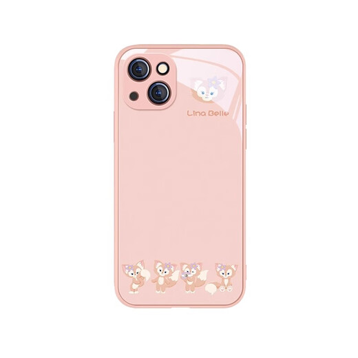Disney Adecuado para Apple 17 Case de teléfonos móviles 13 Cute 15 estrellas Dailu 12Promax New 11 Cartoon 16e Ling Nabelle 8Plus Mini Glass XSMAX Best Friend XR7 [Glass Antique White] Ling Nabelle BL12044 iPhone17Promax