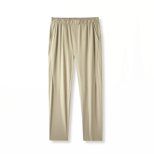 CEO Yageor men's outdoor spring and autumn casual pants three-proof fabric wrinkle-resistant wear-resistant water-resistant trousers sports elastic pants black JQB-671 M 170