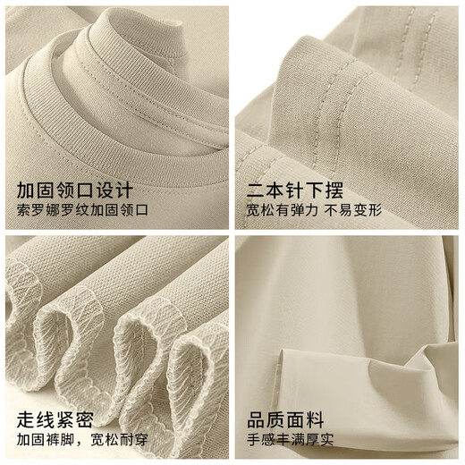 JEEP SPIRIT Jeep pure cotton long-sleeved T-shirt men's autumn heavy breathable slim middle-aged bottoming shirt high-end skin-friendly casual men's clothing