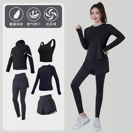 Yoga Top Deckt Bauchfett MM Kurzärärmelte Mesh T-Shirt für Frauenfitnesskleiderbezüge Hüften und schnell trocknendes Sommertraining Lotus lila [Langarmärte] Drei-teilige TC15917 S
