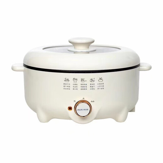 
Aux Household Electric Hotpot Multi-purpose Pot Electric Cooking Pot Integrated Multi-function Pot Dormitory Student Electric Hotpot Hotpot Special Pot 6L Capacity WXY-6627 Aux 6L Electric Hotpot