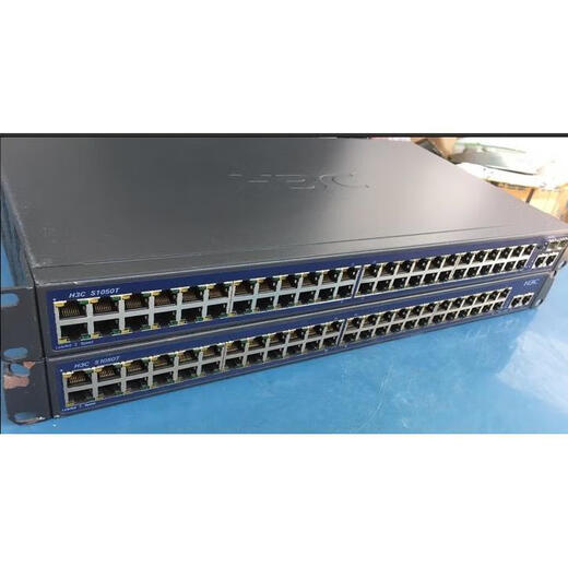 H3C原装华三S1048 S1050T S1550 48口百兆 2千兆上行网管机架式交换机 二手S1050T  48口百兆2千兆