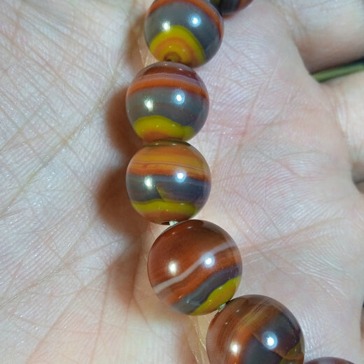 YIBIY2025 latest natural Xuanhua Shanggu Warring States red agate bracelet 12mm collection grade