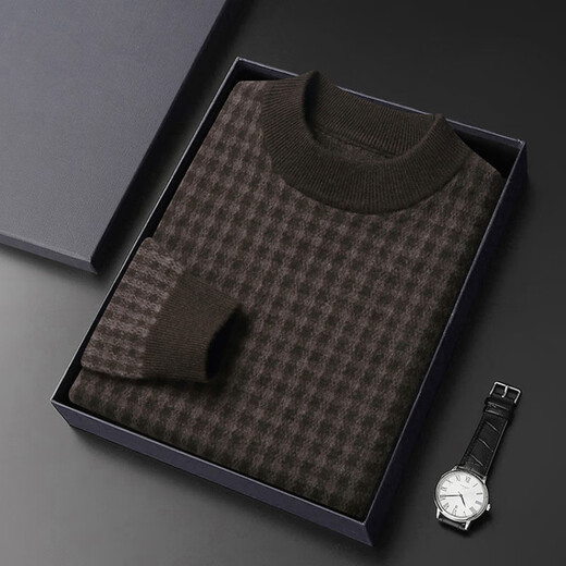 Pier Cardin [100% Cashmere] Sweater de cachemir de gama alta para el suéter de trabajo de fondo interno de mimes de tortuga de medio invasor para hombres, Cajón de regalo 36186 Bolsa de regalo M Tamaño (165) Peso recomendado 100-125 Jin [Jin equivale a 0.5 kg]