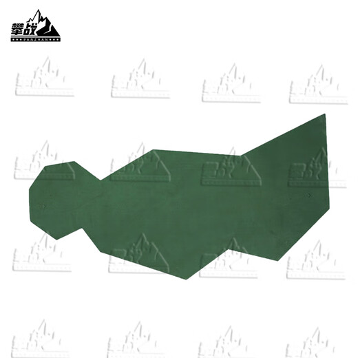 Klettern und Seitenlauf für Zielplatine Ziel -Schießtraining für Zielboard -Targetboard EVA Army Green Target Card 100*50*1 cm