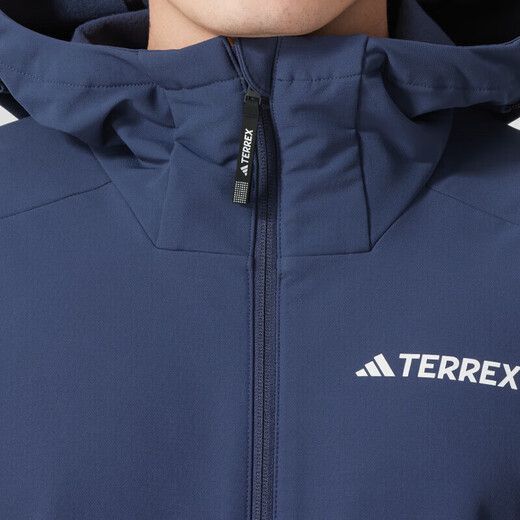 阿迪达斯 （adidas）休闲男装2025春季新款户外健身防风夹克跑步运动服连帽外套上衣 IP0737 S