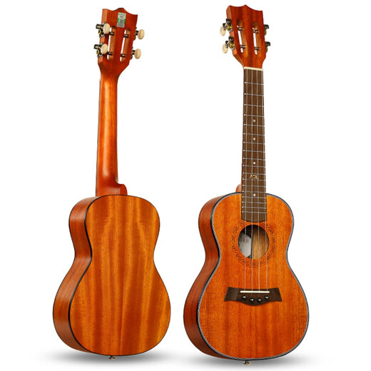 Ibanezadl Furner Ukulele weibliche Anfänger Musikinstrument Kleiner Gitarrenstudent Kindergeschenk [Vektorboard] Hellbraune Handschutz + Vollzubehör + Plus Baumwolle 23 Zoll