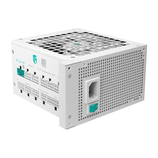 Jiuzhou Fengshen (DEEPCOOL) PR750G WH Ape Universe Netzteil, weiß, PPLP Gold zertifiziert, 750 W Vollmodul ATX3.1 Netzteil mit seitlichem Stecker, 10 Jahre Garantie