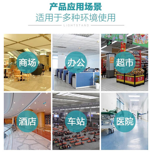 Hauskop fire exit indicator light safety exit indicator light emergency escape emergency evacuation light single side left