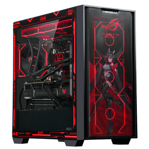 ASUS ROG Intel i7 high-end e-sports RTX5070Ti/5080 Delta CSGO fearless contract live game assembly computer host DIY assembly machine 265KF + ASUS 5060Ti 16G graphics card + 32G upgrade