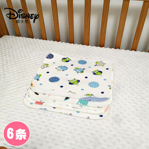 Disney (Disney) Babywindelunterlage, Typ A, doppelseitig, wasserdicht, atmungsaktiv, waschbar, ultrakleine Neugeborenenunterlage für Windeln, Postpartum-Babyunterlage, 25*35-Muster, zufällige 6 Nähte, 0 x 0 cm