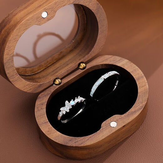 VAN OCEAN ANNORA Crystal Leo Couple Ring Dancing on the Moon and Disc for Men and Women Versatile Temperament Niche Design Fashion 520 Girlfriend Dancing on the Moon and Disc. Couple Rings