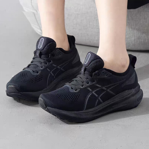ASICS亚瑟士GEL-KAYANO31稳定支撑跑鞋 女鞋通勤跑步训练透气运动鞋 1012B671-001-黑武士-D宽楦 39.5 鞋码偏小,请买大半码