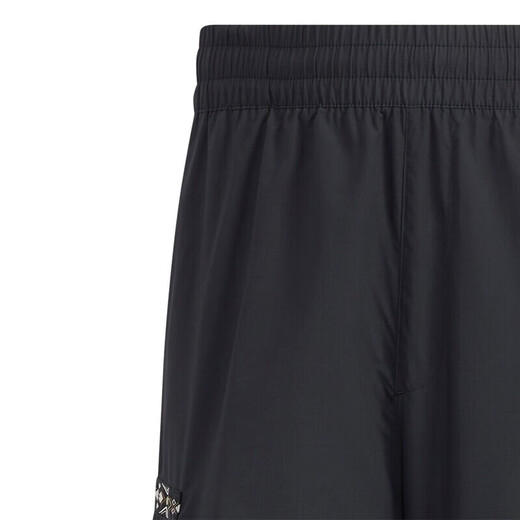 阿迪达斯（adidas）裤子男装 春夏季新款ins潮时尚梭织工装裤跑步训练健身短裤 HC9737/黑色 2XL 建议195-215斤