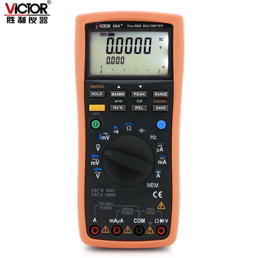 
BEYZK Victory Intelligent Digital Multimeter VC9898C189A High Accuracy Thermocouple Resistance Signal meter VC189A55000 Word Display. Accuracy up to 0.0