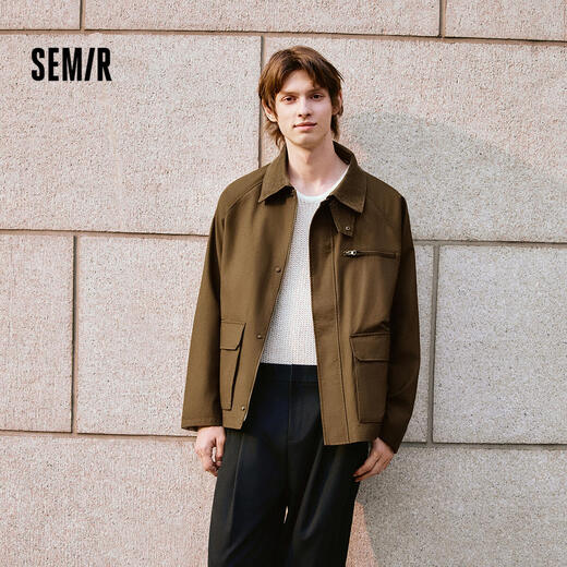 Semir pure cotton jacket men's Barn style work jacket men's corduroy jacket autumn loose top 101524108201
