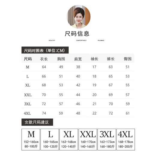 Langsha (langsha) mother cardigan pajamas for women in summer pure cotton short-sleeved cropped pants large size thin style middle-aged and elderly mothers home clothing set 9898# 4XL [Suggested 180-200Jin [Jin equals 0.5 kg]]
