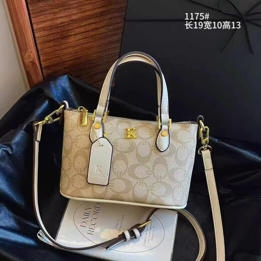 Dafeili Gutiko Nischendesign Handtasche Frauen 2025 Neue Mode gedruckte Schulterschalenbeutel Exquisite Internet Promi Brown Brown