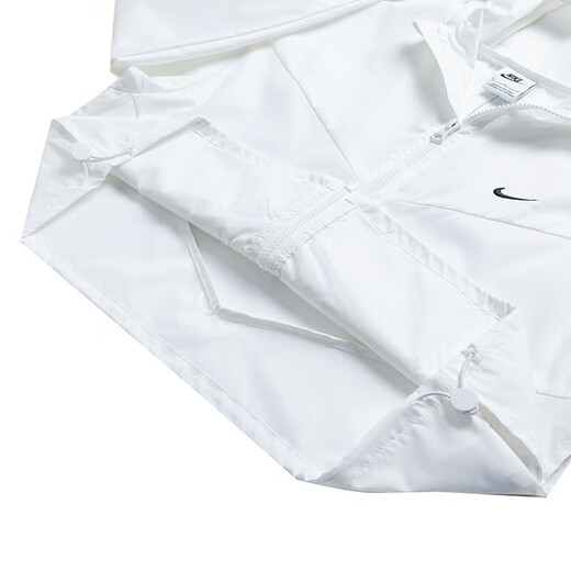 耐克（NIKE）女子夏季运动套装 跑步健身训练服潮流时尚透气梭织快干休闲衣裤 连帽短款夹克外套+短裤/两件套 XL