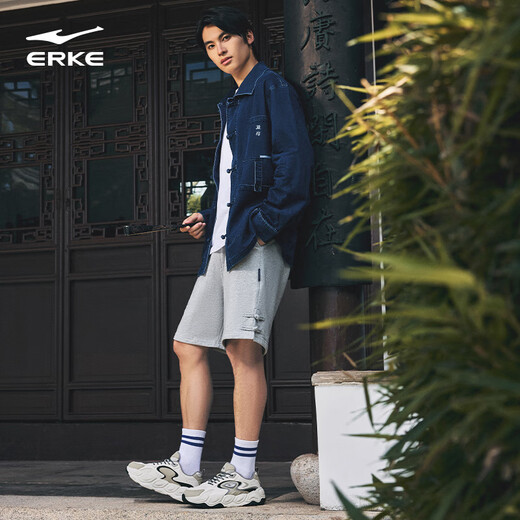 Hongxing Erke Casual Shoes Men's Shoes Autumn New Anti-slip Shock Absorbing Sports Shoes Comfortable Soft Sole Dad Shoes Long Feifeng Wu 3.0