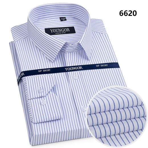 CEO Yager Yagel Shirt Herren-Langsalz 2025 Frühlings- und Herbst-Neugeschäftsbügel-Bügel-Hemd Langarm 6636 40