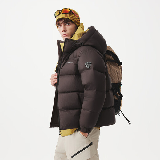 Tambor Daunenjacke Herren kurze Kapuze Winter Outdoor warme und bequeme Brotjacke 5560339D Fengjika 170