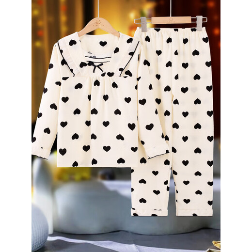 Ultraman Pajamas para niños niñas Spring y otoño Manga larga Algodón puro Cartoon Fina Niña delgada Cotton Medium y Big Children's Home Set Venta caliente Zh Long Wrinkle Tape 585 Flores rosadas 130 Tamaño 12 [Altura recomendada 120-130cm