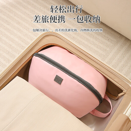 Oluoxun customized underwear, underwear and socks three-in-one storage box for home bra storage and packaging, intimate clothing organization bag, 1 pack of cherry blossom powder, upgraded large capacity/classified storage, three-in-one underwear storage