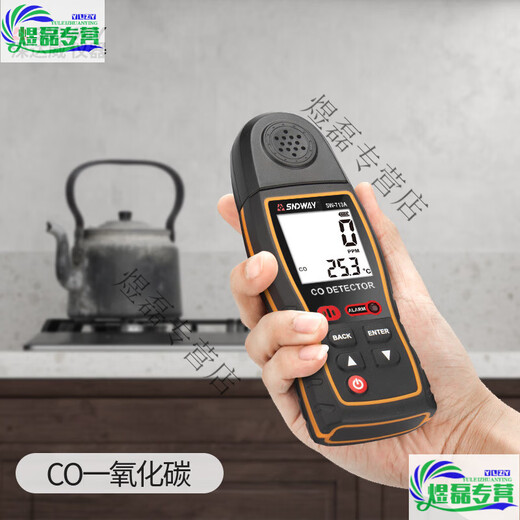 温诗欧气体检测仪有害有毒报警器氧气二氧化碳一氧化碳可燃气体 SW-723(二氧化碳 送7号充电套装