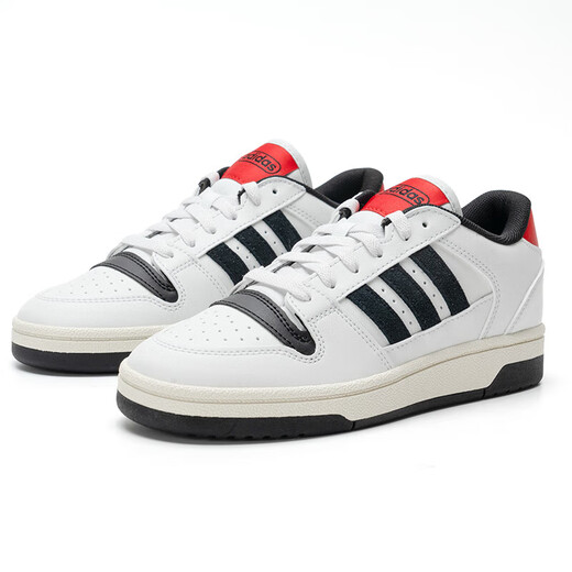 Adidas Мужская обувь и женская обувь 2025 Summer New Break Start Classic Sports Shoes Low Top Casual Shoes KK1283 Белый черный и красный 38,5