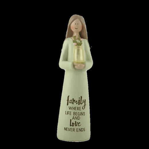 Tlxt Cada pieza tiene especial significado original puro personajes hechos a mano lindos adornos de escritorio de ángel decoración del hogar regalo de cumpleaños gris claro 13578