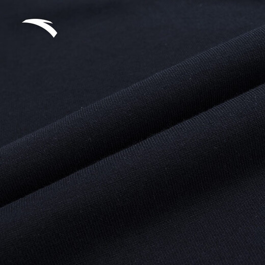 ANTA sweatpants and sweatpants men's autumn straight-cut outdoor casual loose sports pants basic black-1 L /175