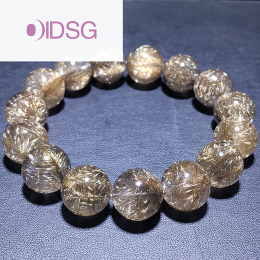 Oidsg Crystal Bracelet Blanc Hair Crystal Hair raide café titane cristal bracelet flash diable cheveux 520 Valentin pour la fête d'anniversaire Gift 12035 Devil Silver Hair Crystal