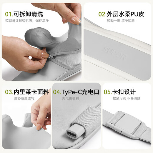 Supor Chaperical Spine Spine Massager Massager Massager Seals Asemage Asemage Andation и обратная массажер конусная трапециевидная мышечная мышечная массажная подушка подушка на день рождения для родителей мужчин и девочек [обновление] 4,0 Имитация ручной силиконовой голова + долгосрочные сроки батареи + съемные подарки для родителей, пожилые люди, элдер, мужья и жены.