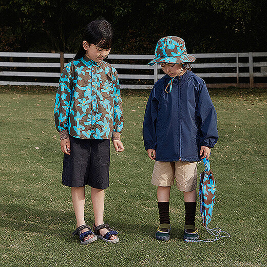 jnby by JNBY新款江南布衣童装宽松短款直筒裤25夏男女童1P5E12200 212/浅灰卡其 110 cm