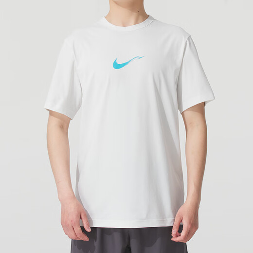 Nike (Nike) Herren Sportset 25 Sommer Neulauf schnell trocken atmungsaktiven Kurzarm T-Shirt Loose Five-Cross-Hosen Shorts Zwei-teilige HV4882-121/Single T-Shirt XS