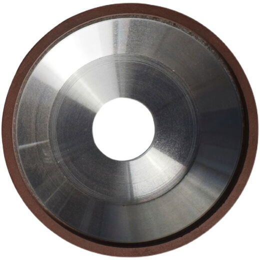 Messerschleifenmaschinenlegierung Legierung Mahlen Wolframschüssel Typ Harz Diamant Schleifrad Präzisionsschleifscheibenscheibenscheiben Sie D12532H10W3U150 Rotes Material SDC75 -Konzentration