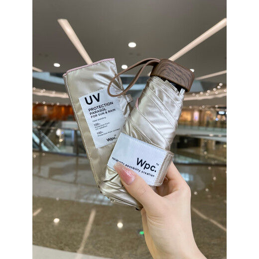 Yunyun Cat Sunshade Sunspreen Rays UV Rays para hombres y mujeres 50% de descuento en vinilo Glue mini Ultralight Sun Umbrella Streamer Golden 11949 Glue coloreado 50% de descuento Anti-UV paraguas