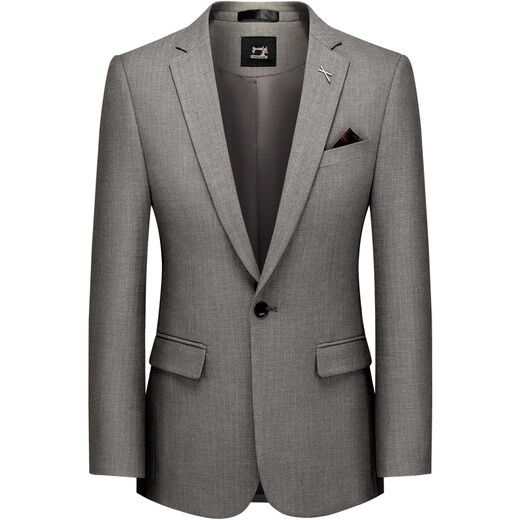 TPZBWG high-end brand suit suit set for men 2025 new business casual formal wear British style three-piece set brown gray two-piece set M