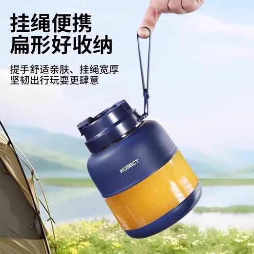 
Xiaomi Youpin Ecological Chain Fruit and Vegetable Juicing Machine Juicing Bucket Fruit Household Small Portable Juicing Cup Fruit Juicing Artifact 1047 Blue Single Cup Double Lid 800ml + 26 Leaf Knife Head