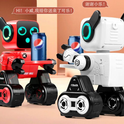 Xiaomi Youpin с дистанционным управлением роботы Toys Intellent Dialogue, Talk, Dancing, Voice, детского интеллектуального подарка на день рождения робота Cody Viagra (белая) версия диалога + мобильное приложение Deluxe [Три группы перезаряжаемых батарей] + Цветная коробка