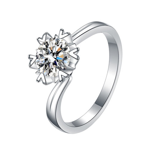 DR.PRESENT one carat diamond ring, moissanite ring, female proposal, wedding index finger ring, birthday gift for girlfriend and wife, soft style 2 carat diamond ring, adjustable